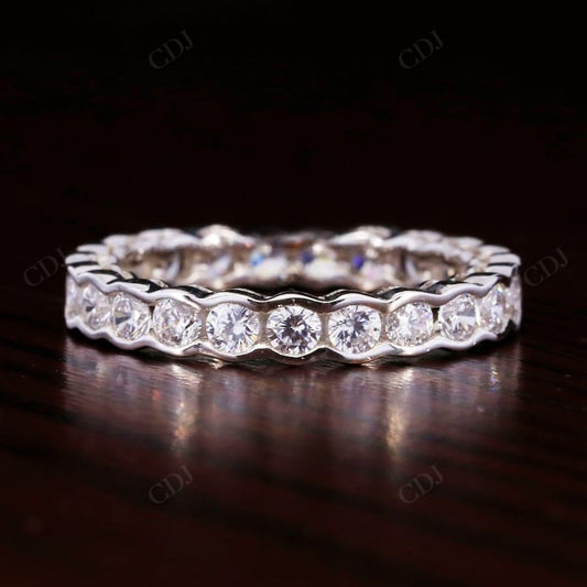 lab Grown Diamond 1.70CTW Full Eternity Wedding band Woman  customdiamjewel   