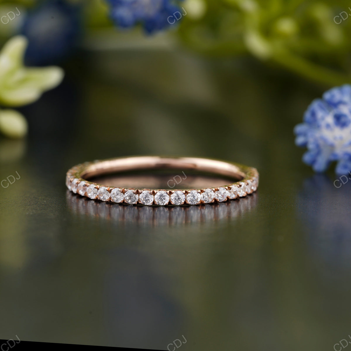 Minimalist Lab-Grown Diamond Band customdiamjewel