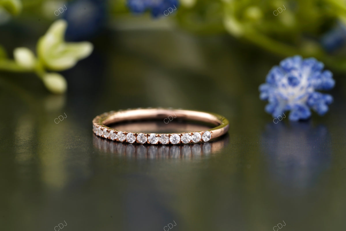 Minimalist Lab-Grown Diamond Band customdiamjewel
