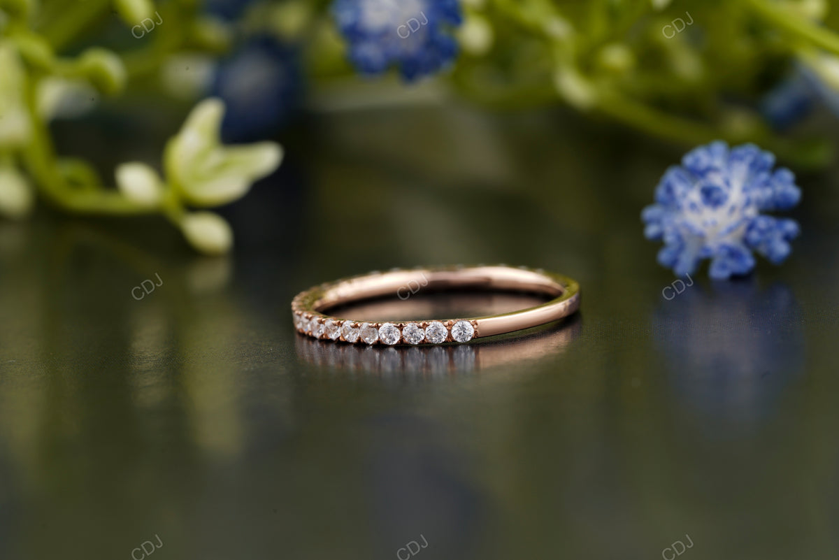 Minimalist Lab-Grown Diamond Band customdiamjewel