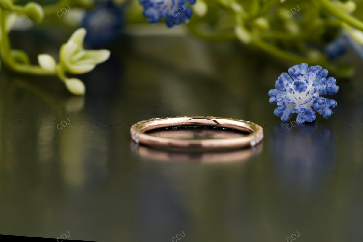 Minimalist Lab-Grown Diamond Band customdiamjewel