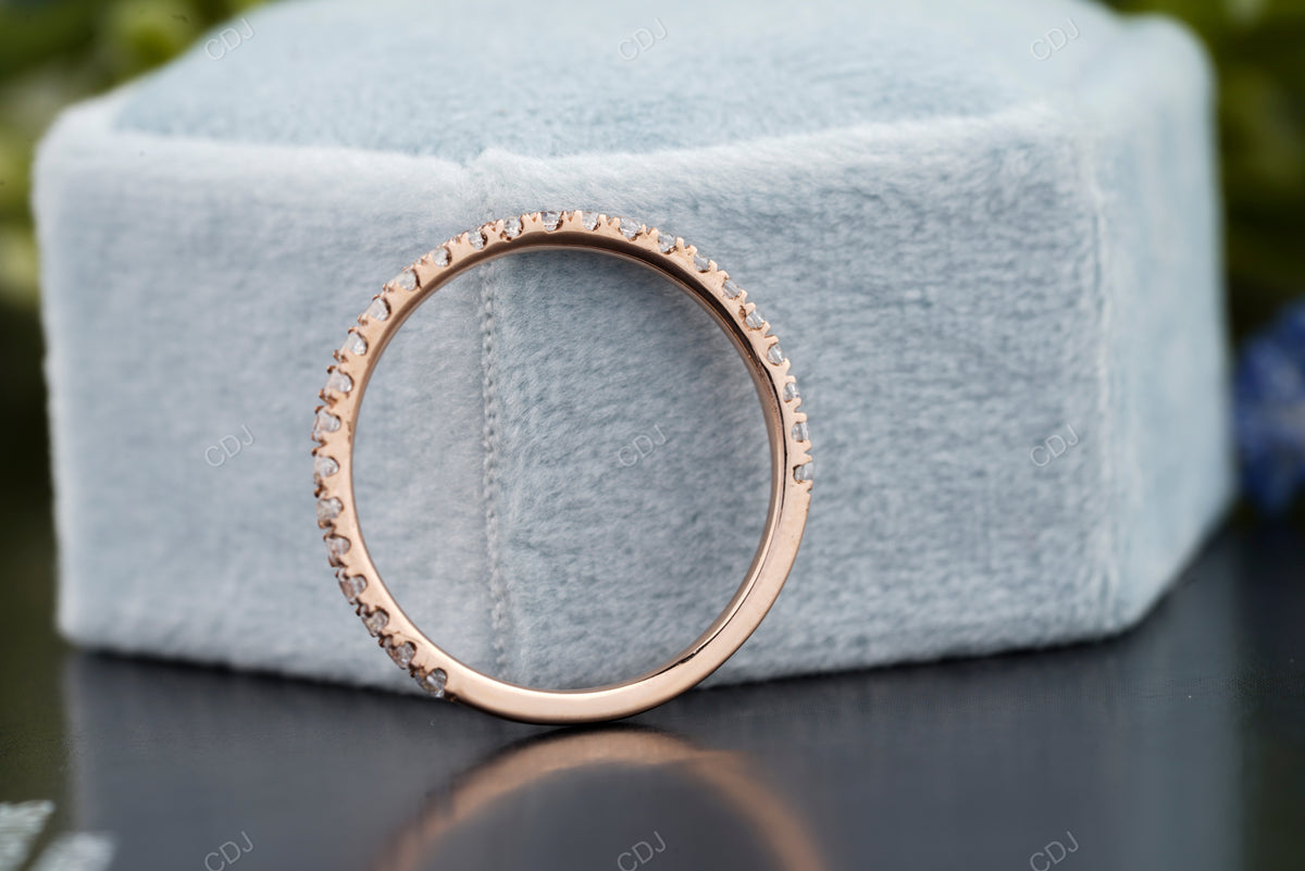 Minimalist Lab-Grown Diamond Band customdiamjewel