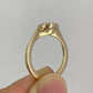 Antique Lab Grown Diamond Solitaire Ring