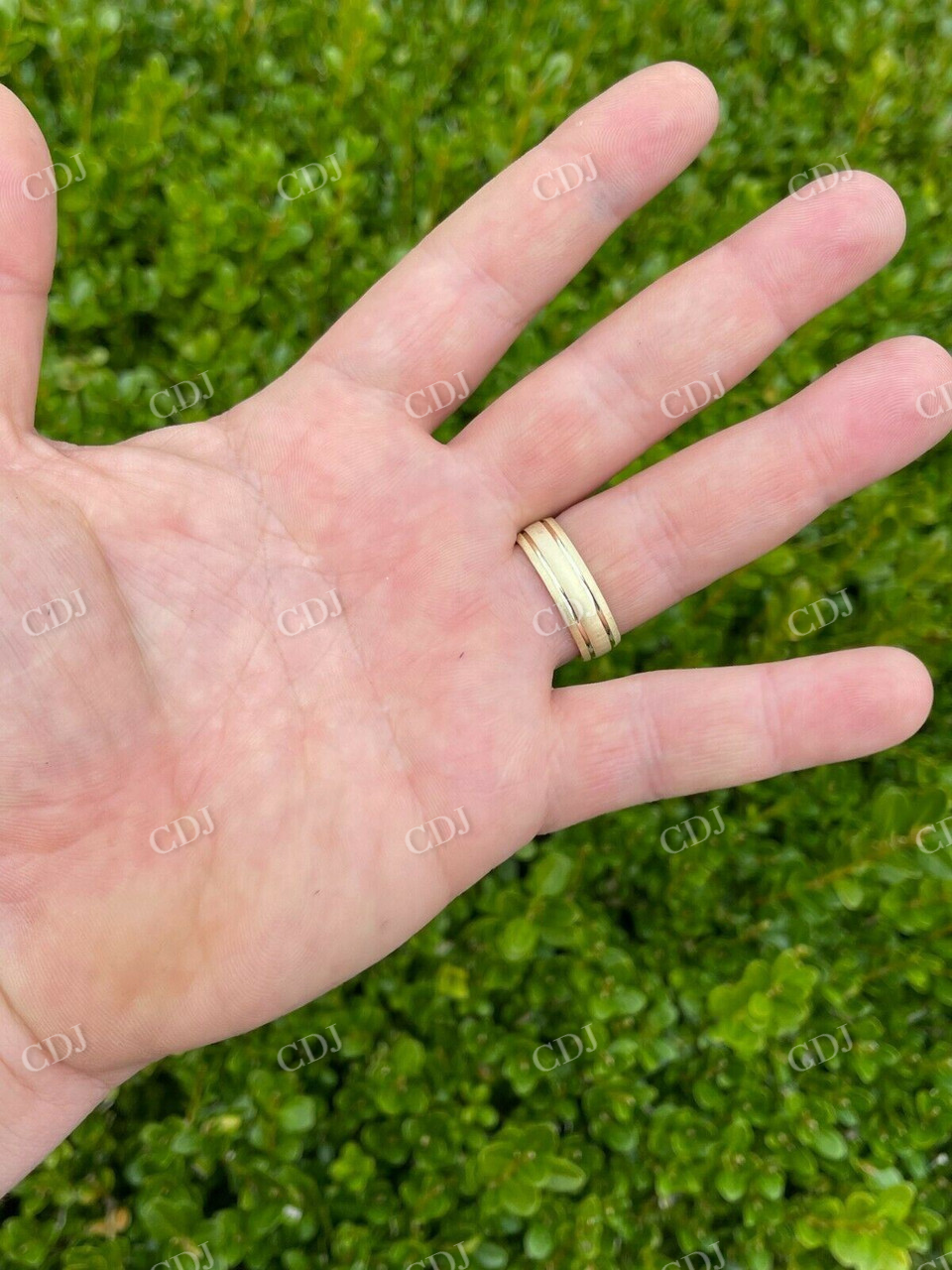 Mens Ladies plain Yellow Gold Wedding Band  customdiamjewel   