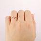 Delicate Cluster Lab Grown Diamond Chevron Wedding Band  customdiamjewel   