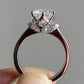 Round Cut Lab Grown Diamond Prong Set Ring