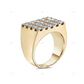 Hip Hop Style Sterling Silver Moissanite Ring hip hop jewelry customdiamjewel