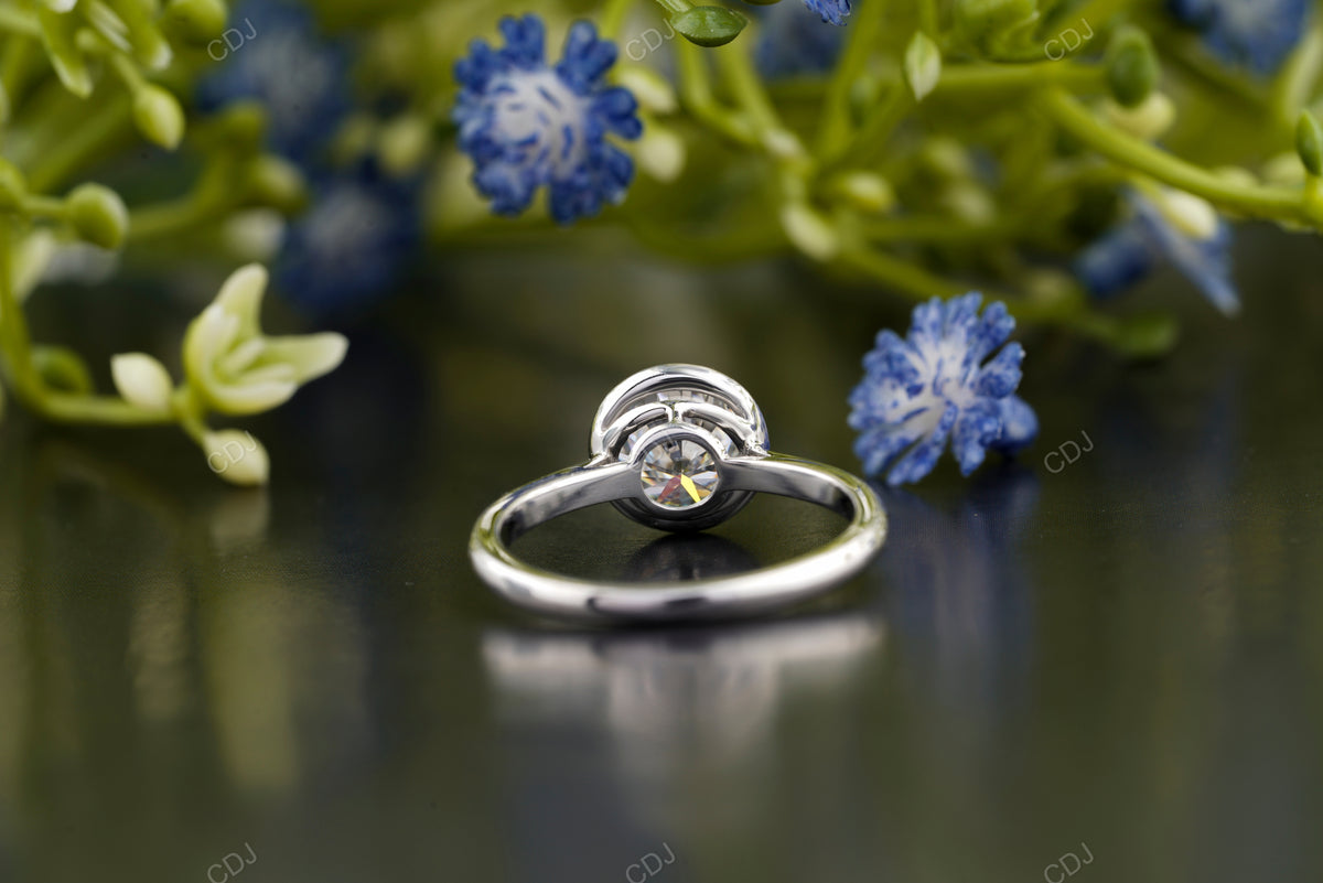 Round Lab-Grown Diamond Minimalist Ring customdiamjewel