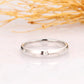 0.22ctw 14K Solid White Gold Lab Grown Diamond Wedding Band  customdiamjewel   