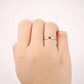 0.22ctw 14K Solid White Gold Lab Grown Diamond Wedding Band  customdiamjewel   
