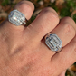 Iced Baguette Diamond Hip Hop Ring  customdiamjewel   