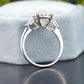 Oval Lab-Grown Diamond Trilogy Ring customdiamjewel