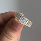 Art Deco Lab Grown Diamond Wedding Band