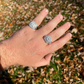 Iced Baguette Diamond Hip Hop Ring  customdiamjewel   