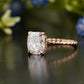 Cushion Lab-Grown Diamond Spiral Band customdiamjewel