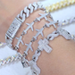 VVS 925 Sterling Silver Diamond Bracelet hip hop jewelry CustomDiamJewel   