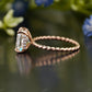 Cushion Lab-Grown Diamond Spiral Band customdiamjewel
