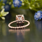 Cushion Lab-Grown Diamond Spiral Band customdiamjewel