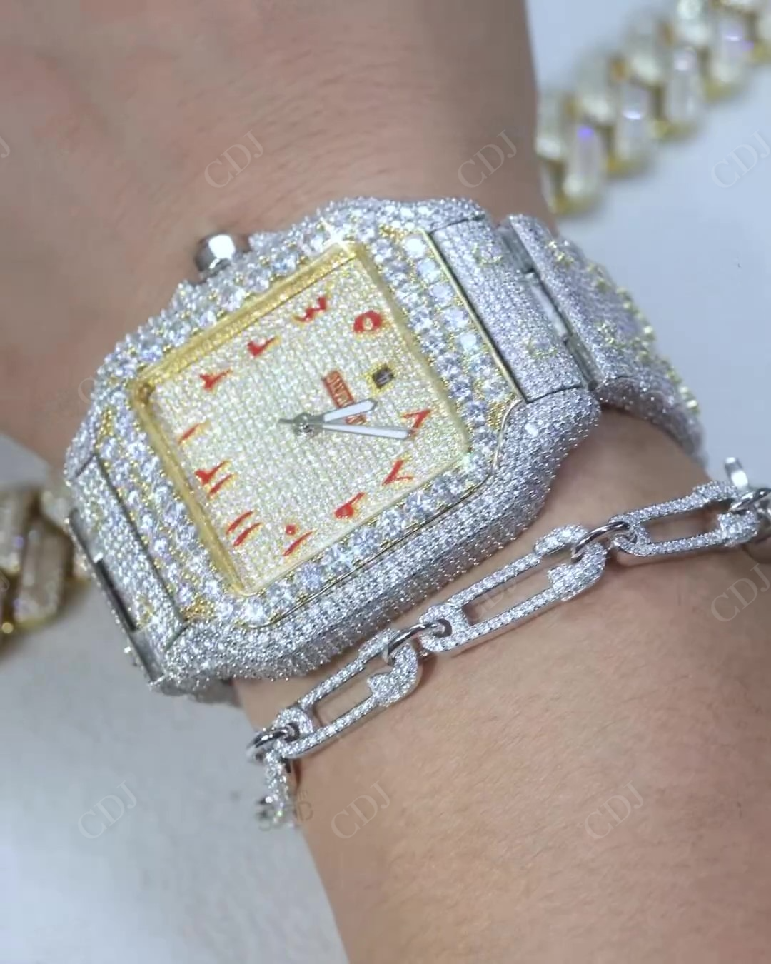 VVS 925 Sterling Silver Diamond Bracelet hip hop jewelry CustomDiamJewel   