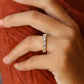 1.10CT Baguette and Princess Cut Natural Diamond Wedding Band  customdiamjewel   