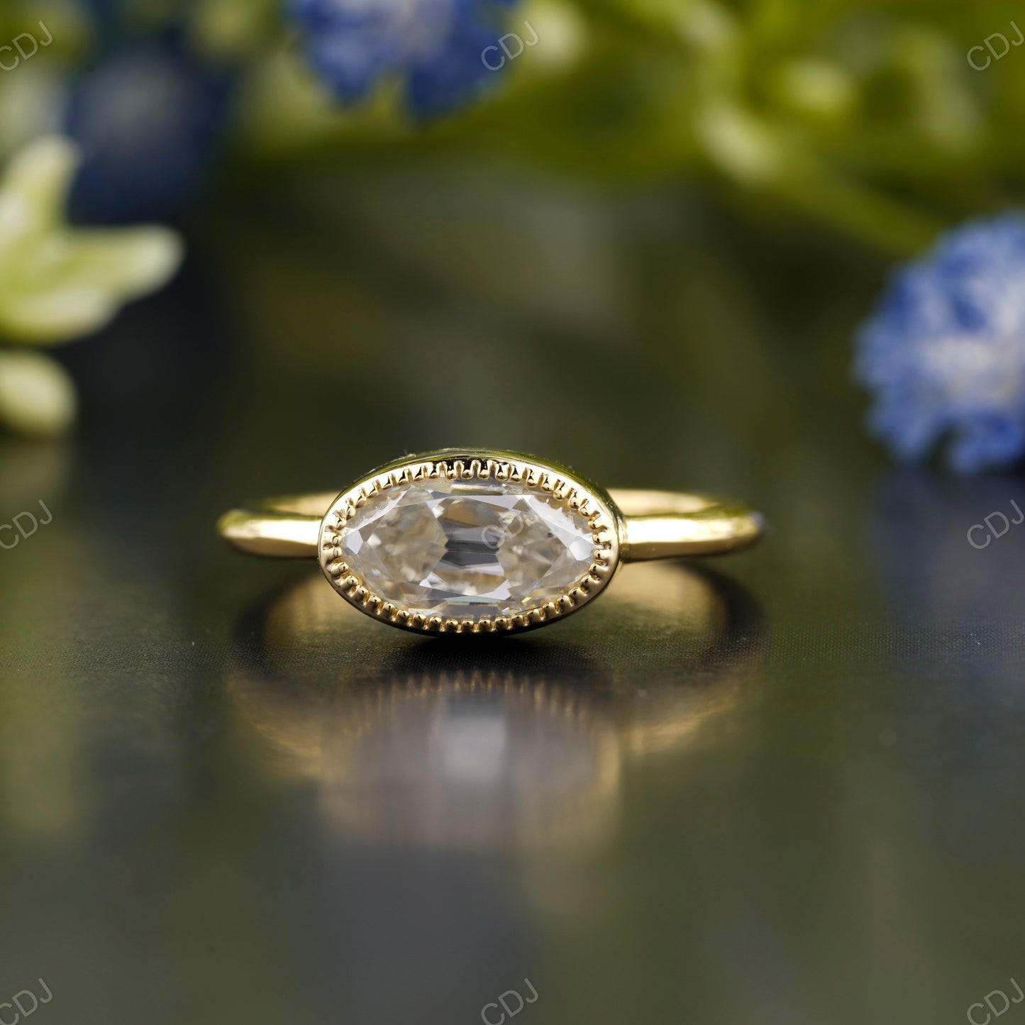East West Lab-Grown Diamond Ring customdiamjewel