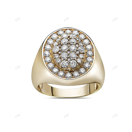 Silver Moissanite Double Halo Gold Ring hip hop jewelry customdiamjewel