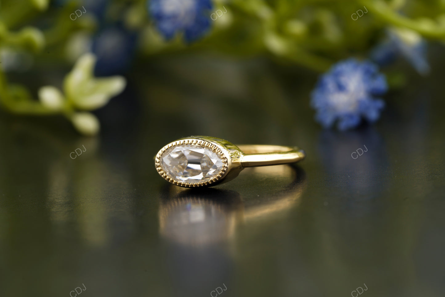 East West Lab-Grown Diamond Ring customdiamjewel