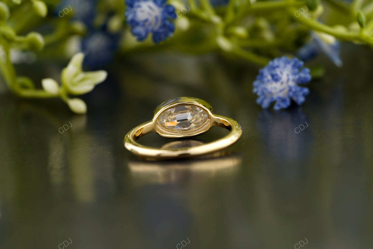 East West Lab-Grown Diamond Ring customdiamjewel