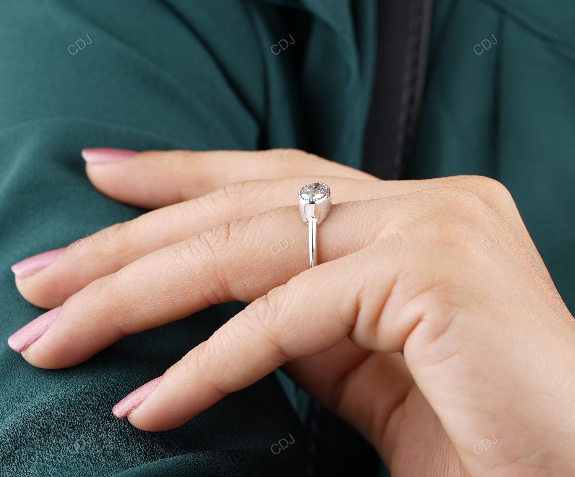 East West Lab-Grown Diamond Ring customdiamjewel