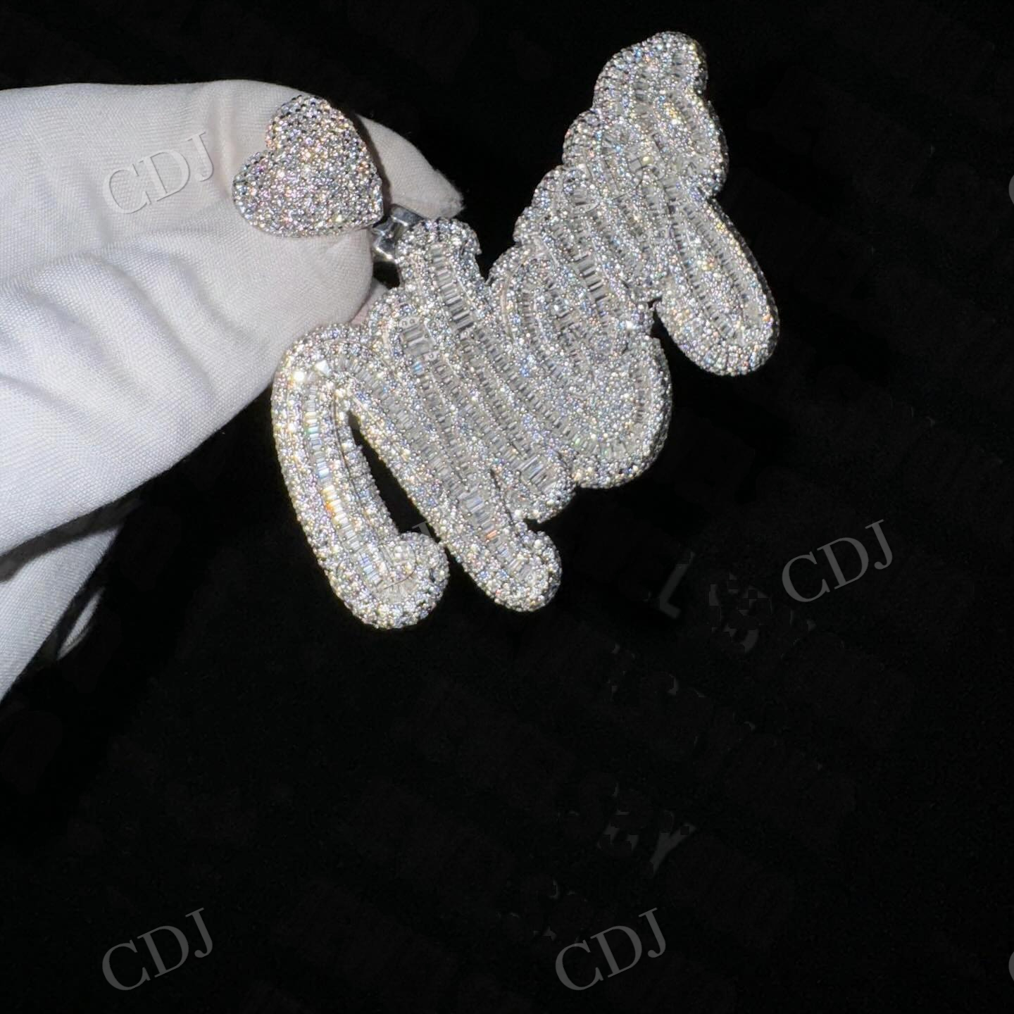 Hip Hop Sterling Silver Moissanite Diamond Custom Pendant hip hop jewelry customdiamjewel   