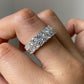 Lab Grown Diamond Round Cut Thick Band