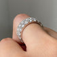 Lab Grown Diamond Round Cut Thick Band