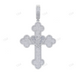 Fully Iced Out VVS Moissanite Cross Hip Hop Diamond Pendant customdiamjewel