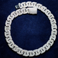 17MM Baguette Diamond Mariner Link Chain hip hop jewelry CustomDiamJewel