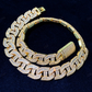 17MM Baguette Diamond Mariner Link Chain hip hop jewelry CustomDiamJewel