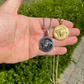 Gold Round Medusa Medallion Pendant For Mens And Ladies  customdiamjewel   
