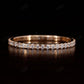 0.40CTW Full Eternity lab grown Wedding band  customdiamjewel 10KT Rose Gold VVS-EF