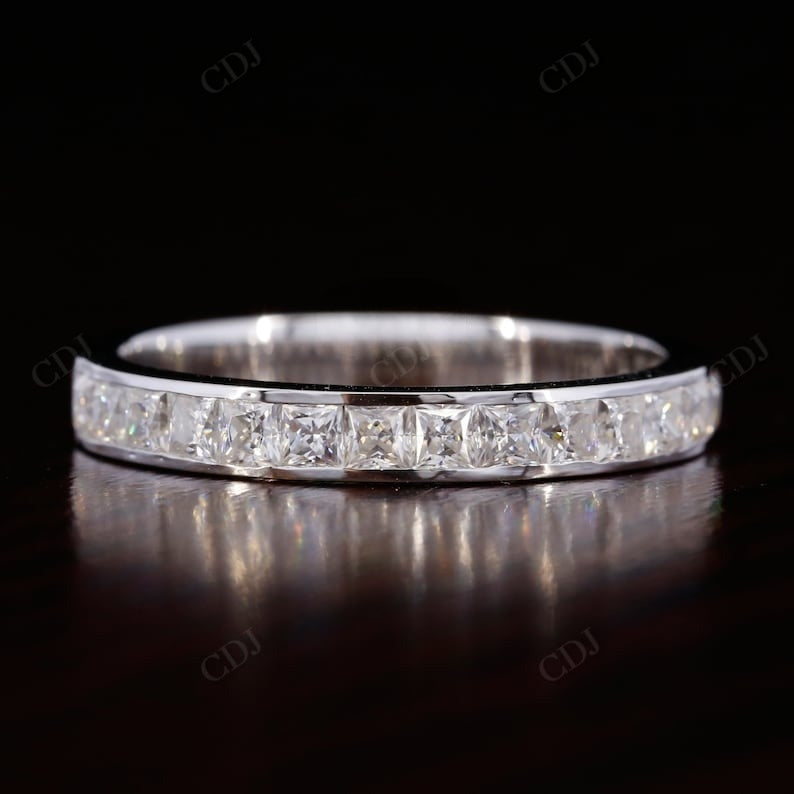 Channel 1.02CTW Princess Cut Lab grown Band  customdiamjewel   