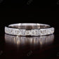 1.02CT Princess Cut Real Diamond Channel Set Wedding Band  customdiamjewel 10 KT Solid Gold White Gold VVS-EF