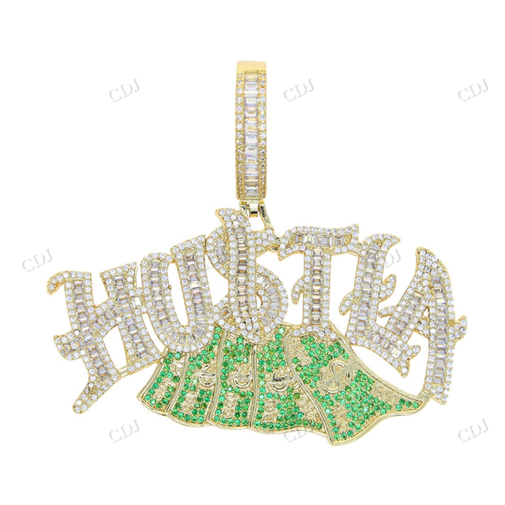 Customized Letter Hip Hop Diamond Pendant customdiamjewel