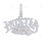 Customized Letter Hip Hop Diamond Pendant customdiamjewel