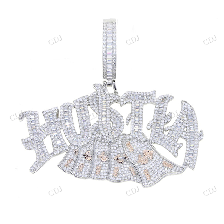Customized Letter Hip Hop Diamond Pendant customdiamjewel