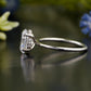 Classic Oval Halo Lab-Grown Diamond Ring