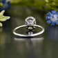 Classic Oval Halo Lab-Grown Diamond Ring