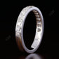 1.02CT Princess Cut Real Diamond Channel Set Wedding Band  customdiamjewel   