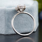 Classic Oval Halo Lab-Grown Diamond Ring