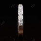 1.02CT Princess Cut Real Diamond Channel Set Wedding Band  customdiamjewel   