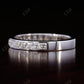 1.02CT Princess Cut Real Diamond Channel Set Wedding Band  customdiamjewel   