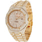Audemars Piguet Gold Plated Royal Oak 41MM Moissanite Diamond Watch customdiamjewel