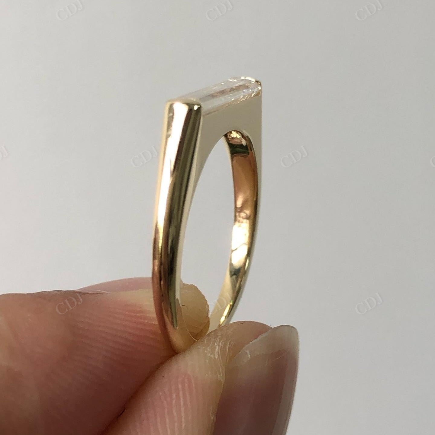 Lab Grown Diamond Baguette Cut Wedding Band